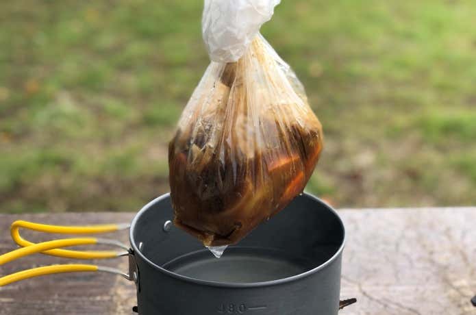 ポリ袋レシピ(カレー)
