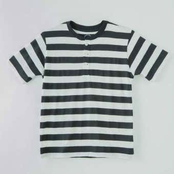 ピッチの太いボーダーTシャツ