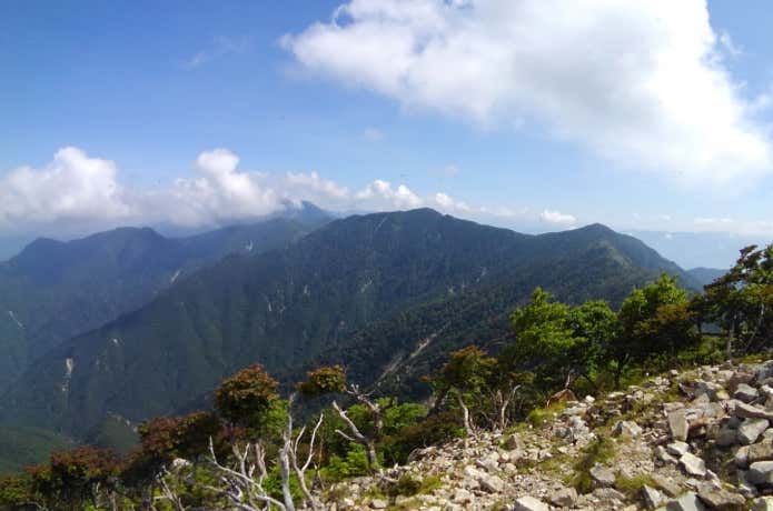 釈迦ヶ岳 山頂からの景色