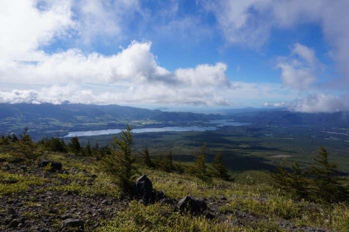 北海道駒ヶ岳からの景色