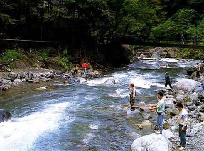 日原渓流釣り場