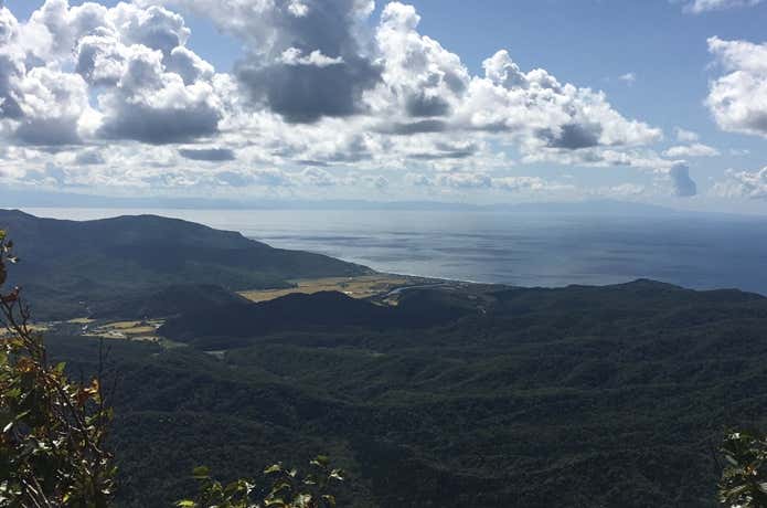 黄金山の眺望　日本海