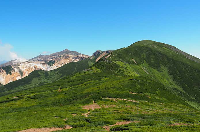 稜線・富良野岳