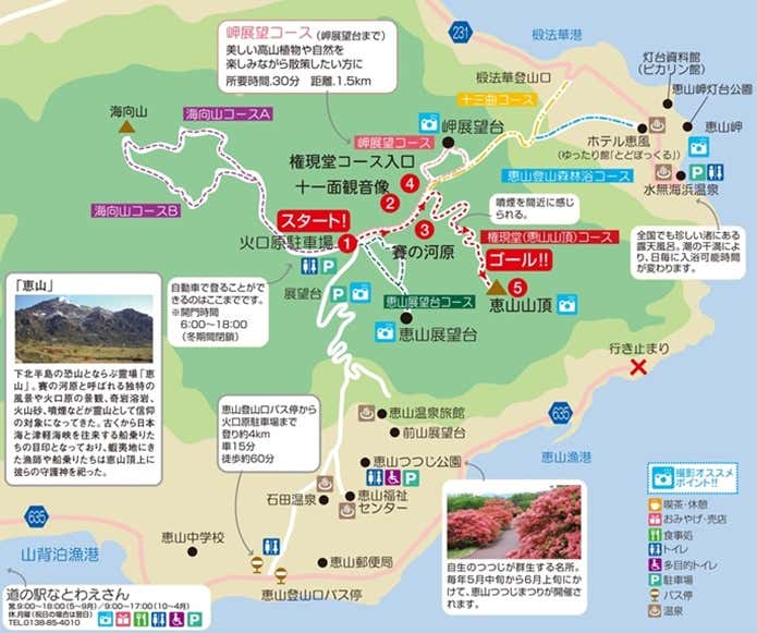 恵山MAP