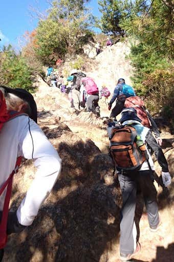 渋滞の六甲山