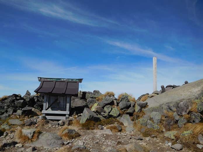 日光白根山山頂