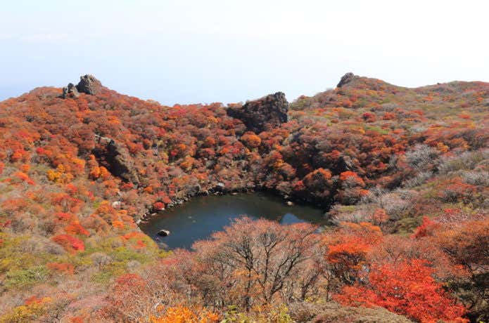 大船山御池の紅葉