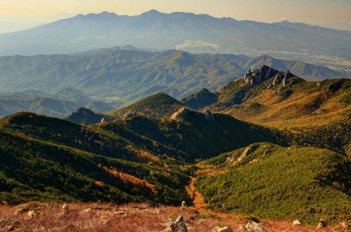 金峰山山頂の眺望