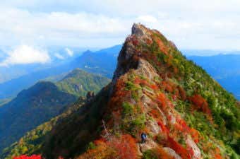 石鎚山の紅葉
