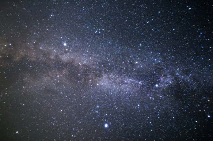 天の川と星空