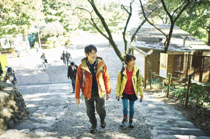 秋の登山スタイル