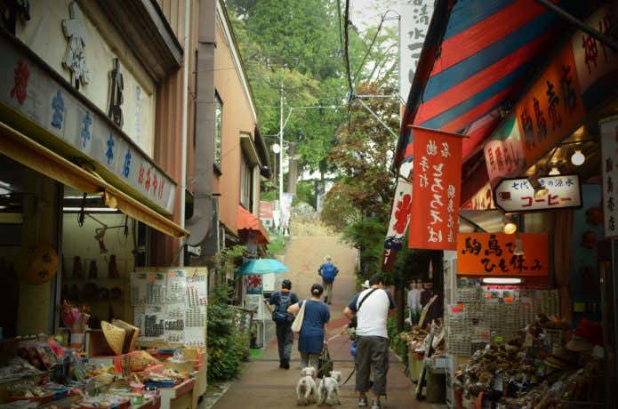 商店街の画像