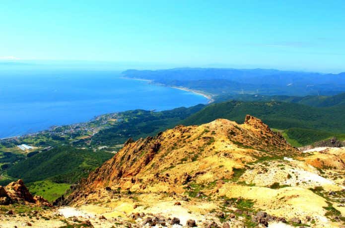 恵山頂上からの眺め
