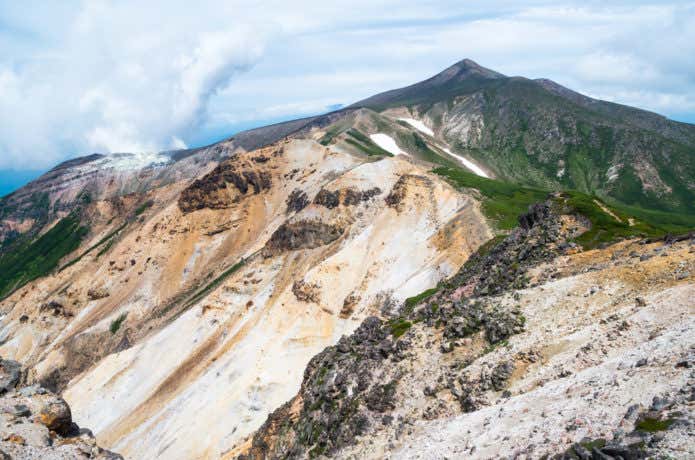 カミホロカメットク山から見た十勝岳