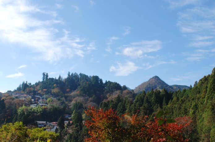 紅葉の御岳山