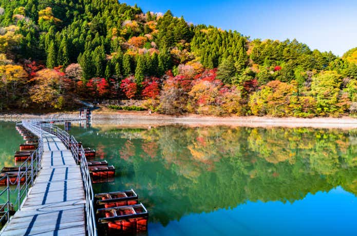 奥多摩湖　秋