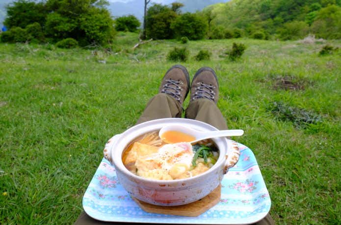 鍋割山のうどん
