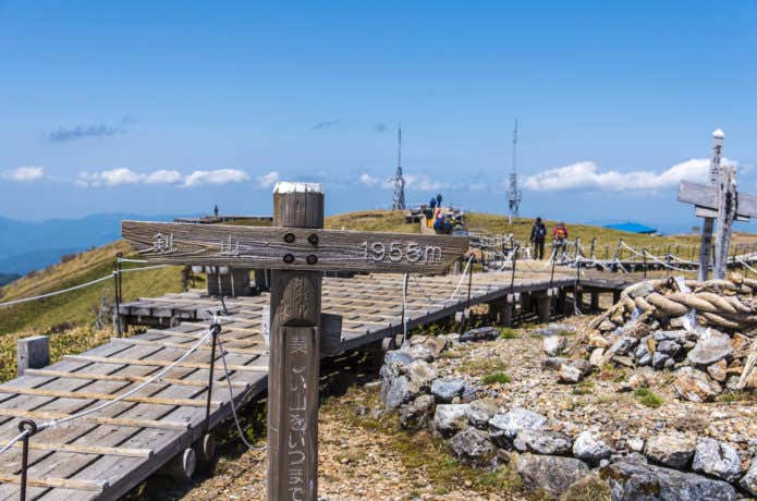 剣山山頂