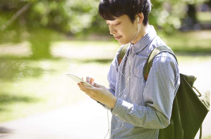 スマートフォン 登山