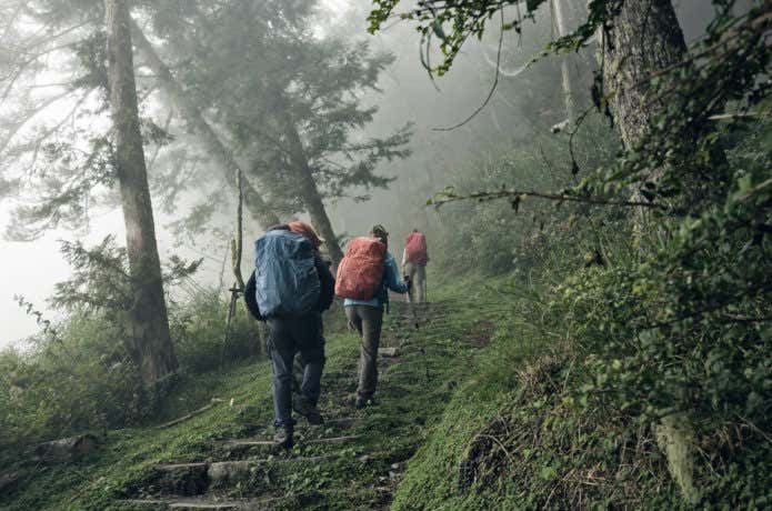 秋山登山