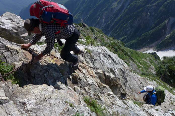 ハーネス 登山 安い かえらずのキレット