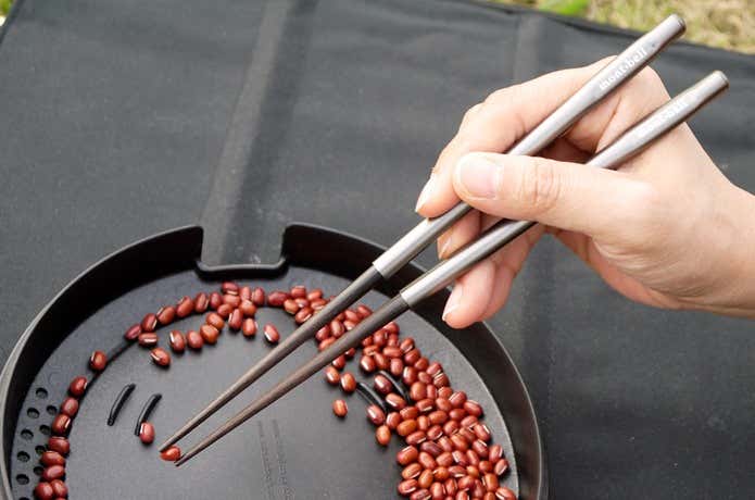 小豆と箸