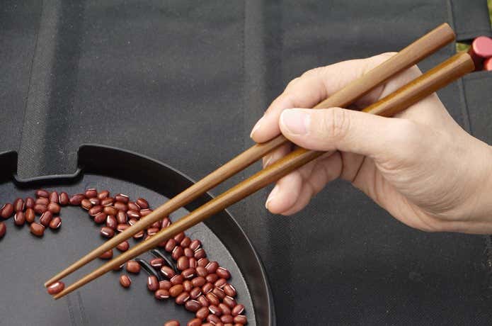 小豆摘み