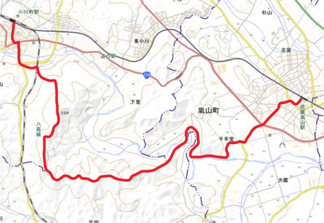 仙元山 マップ
