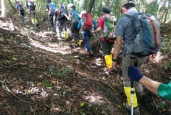 視覚障がい者登山