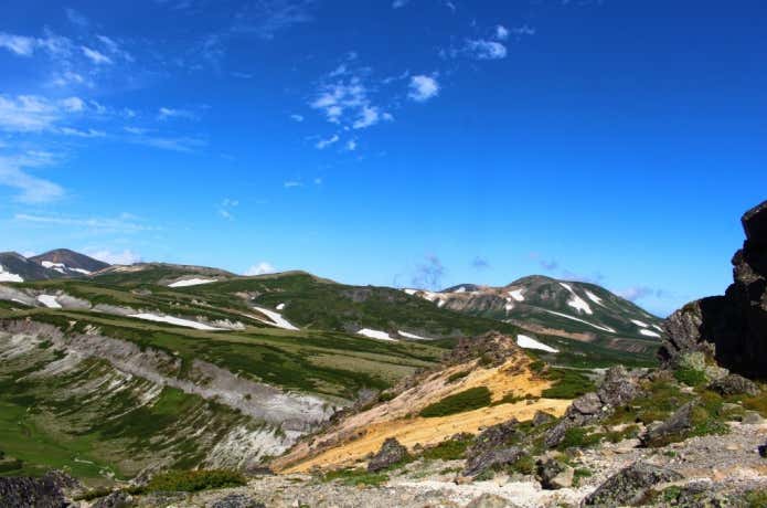 赤岳山頂からの景色