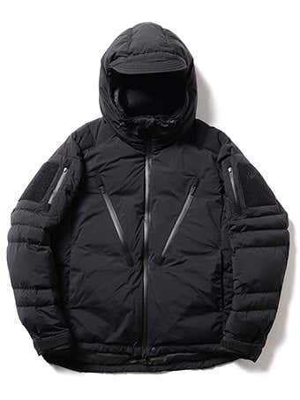 Manual Alphabet × NANGA × BEAMS LIGHTS/別注 ストレッチフードダウン 