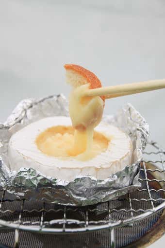 チーズフォンデュ完成