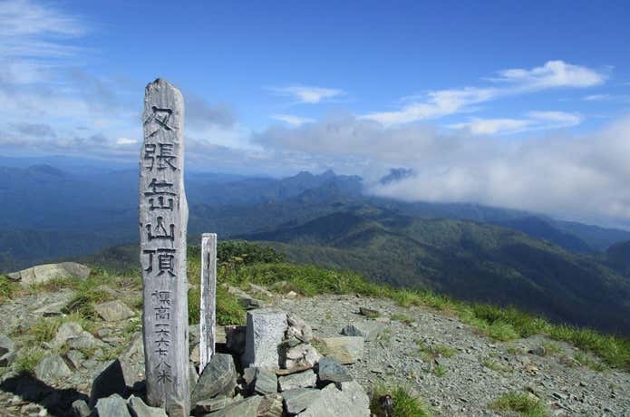 夕張岳山頂