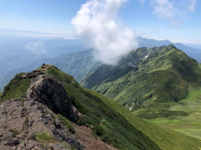 芦別岳からの眺望