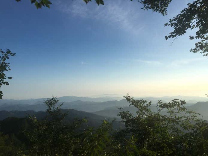 会津朝日岳　人見ノ松　展望スポット