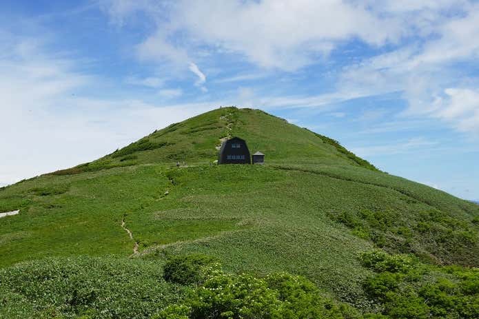 朳差岳 山頂への道