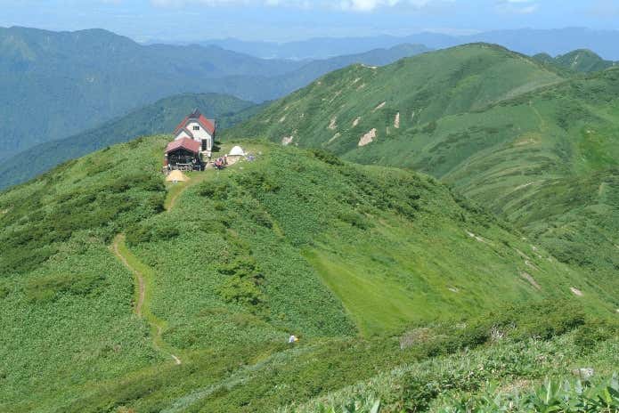 朳差岳 頼母木小屋