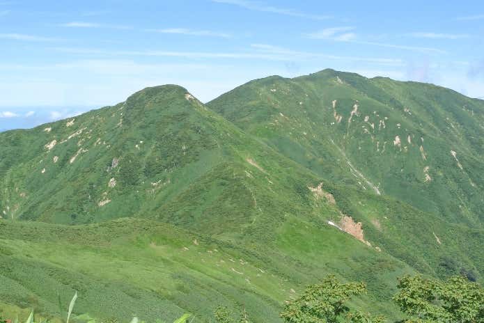 朳差岳 大石山から見た朳差岳