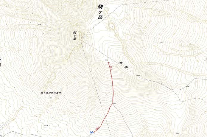 北海道駒ヶ岳　マップ