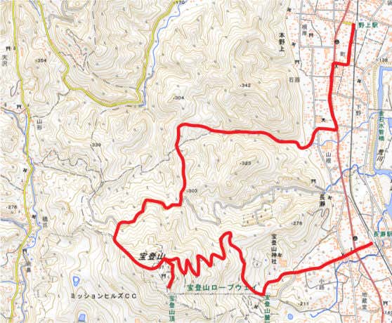宝登山 マップ