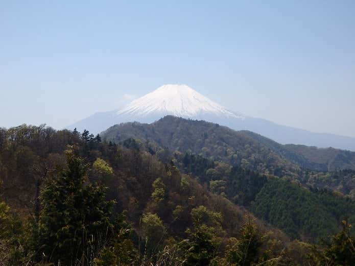 鉄塔付近から望む富士山