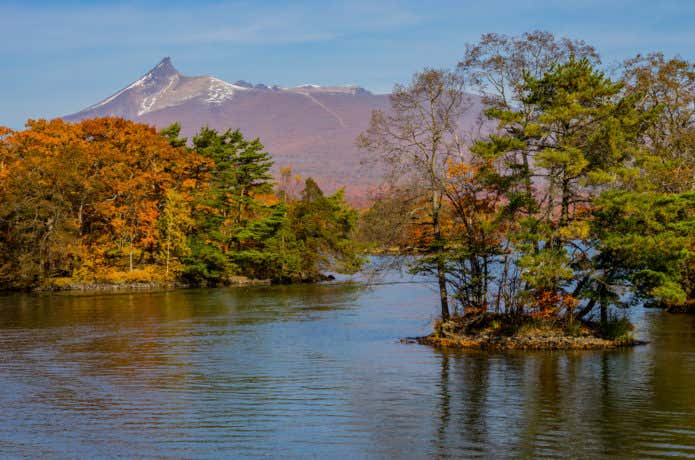 麓から見る北海道駒ヶ岳