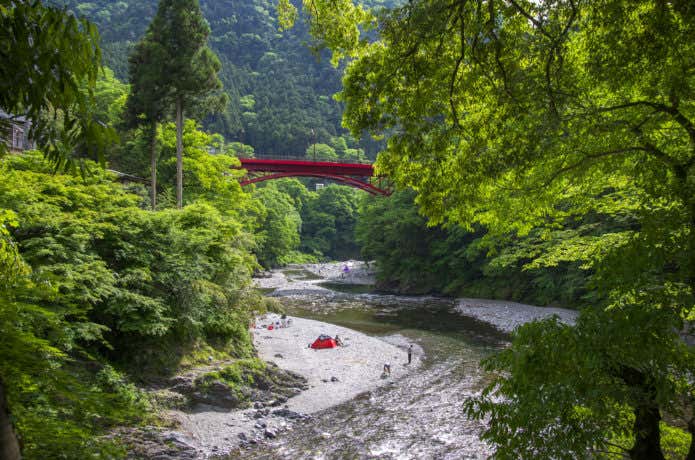 氷川小橋からの眺め