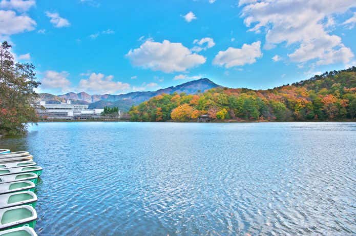 比叡山　湖