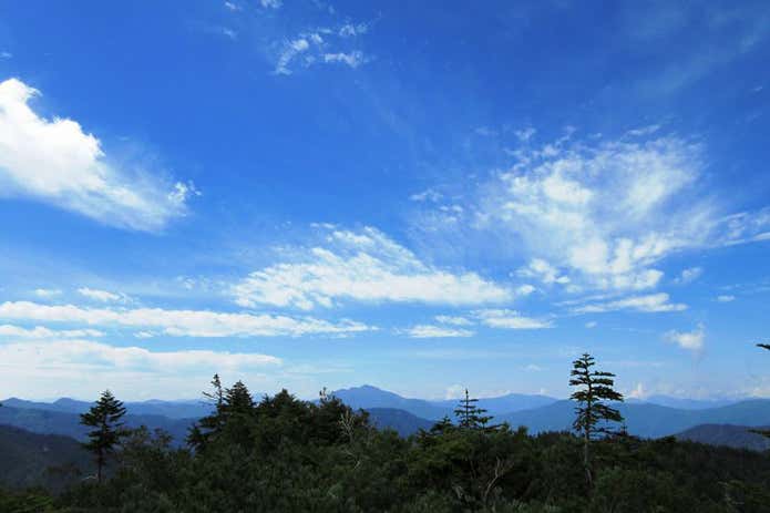 帝釈山山頂からの景色