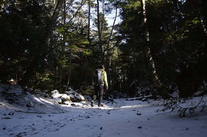 ウィンターブーツ　登山で使用