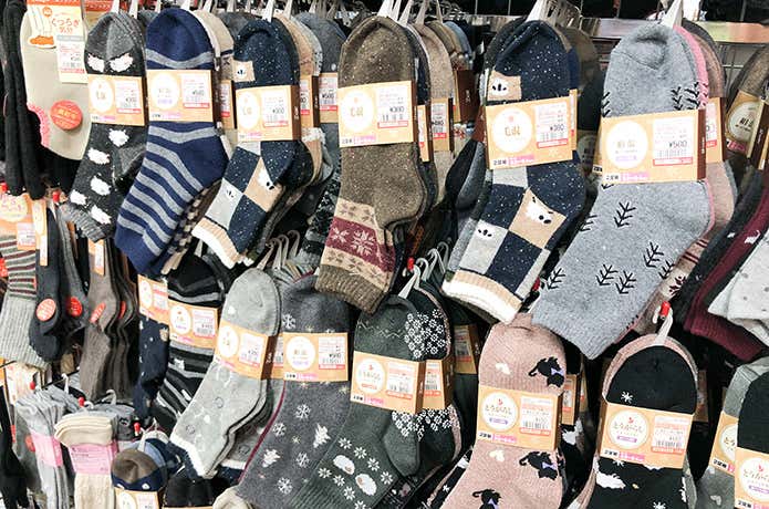 靴下売り場
