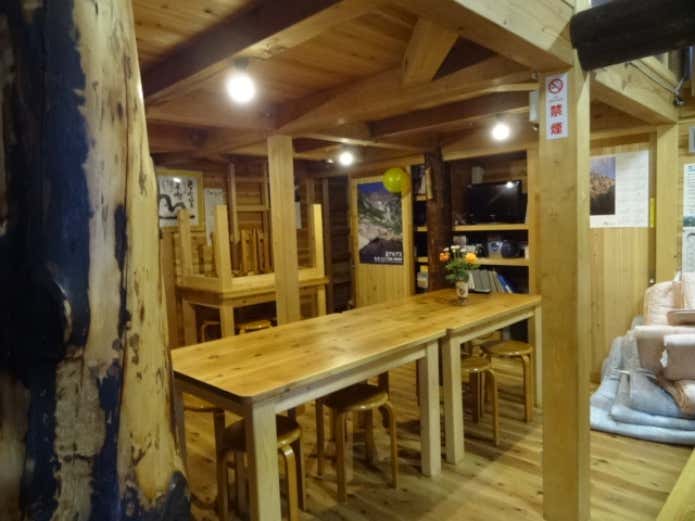 徳本峠小屋食堂