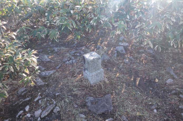 蒜山 登山 三角点