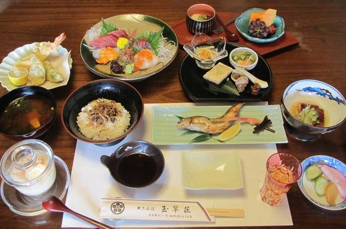 玉翠荘の料理